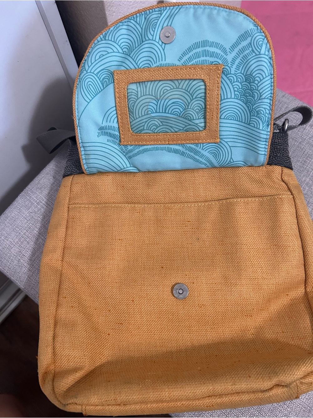 Haiku Mustard Yellow Crossbody Bag - Picture 5 of 8